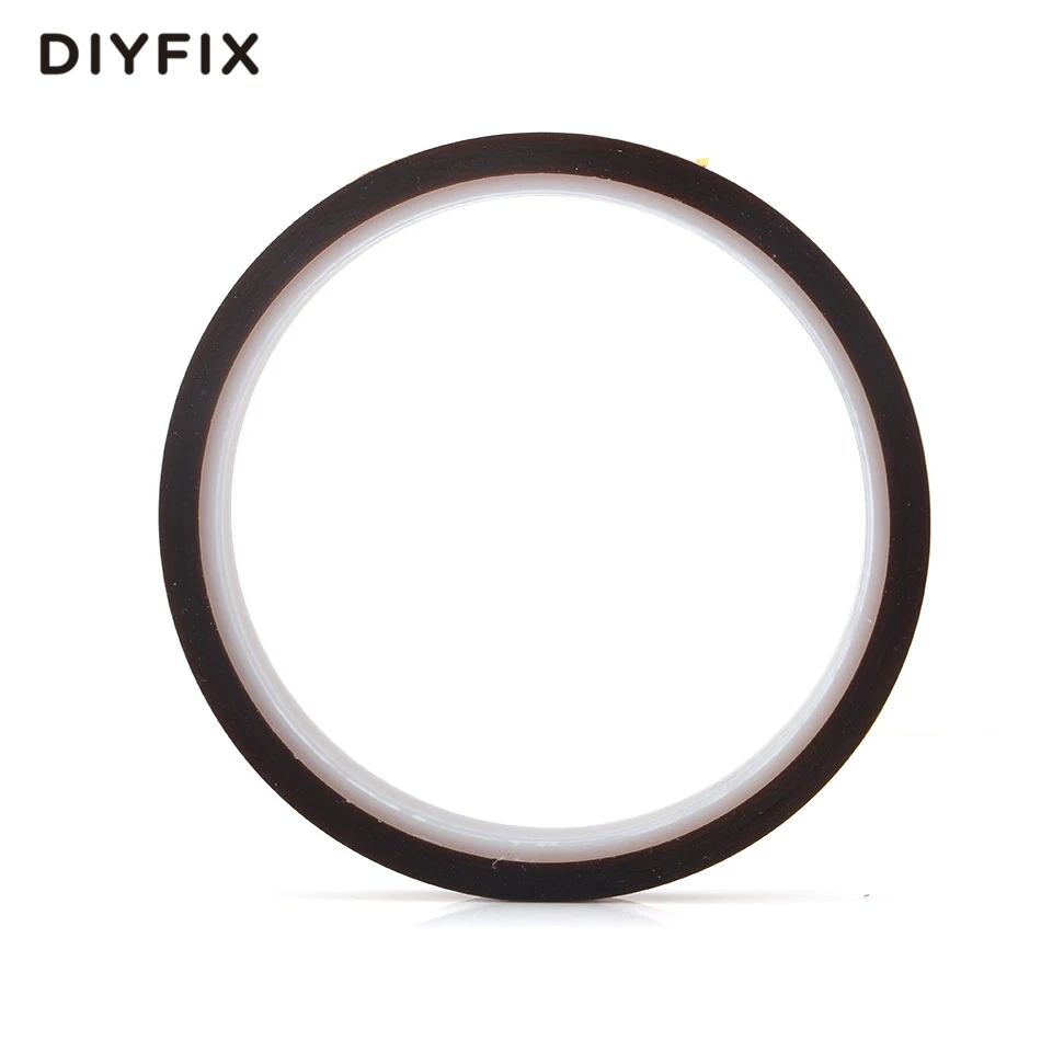 DIYFIX 1 шт. 5 мм термостойкая полимидная лента высокотемпературная клейкая