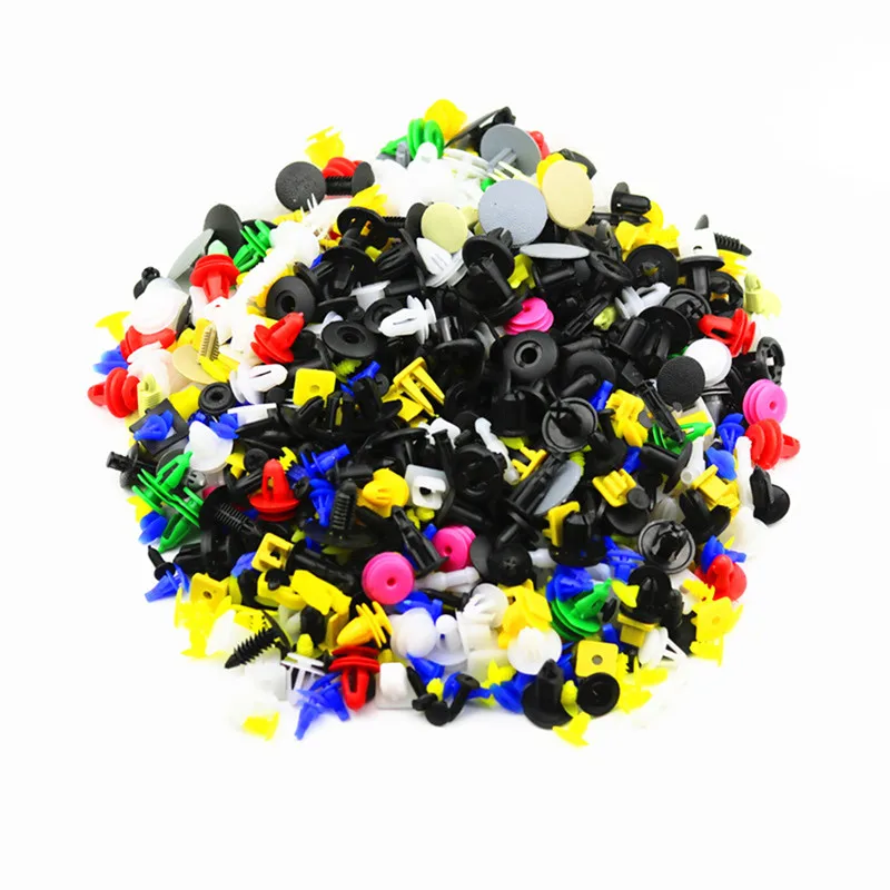 100Pcs Universal Mixed Auto Fastener For Ford focus MK2 MK3 MK4 Kuga Fiesta Mondeo Ecosport Chevrolet Cruze Malibu Aveo | Автомобили и