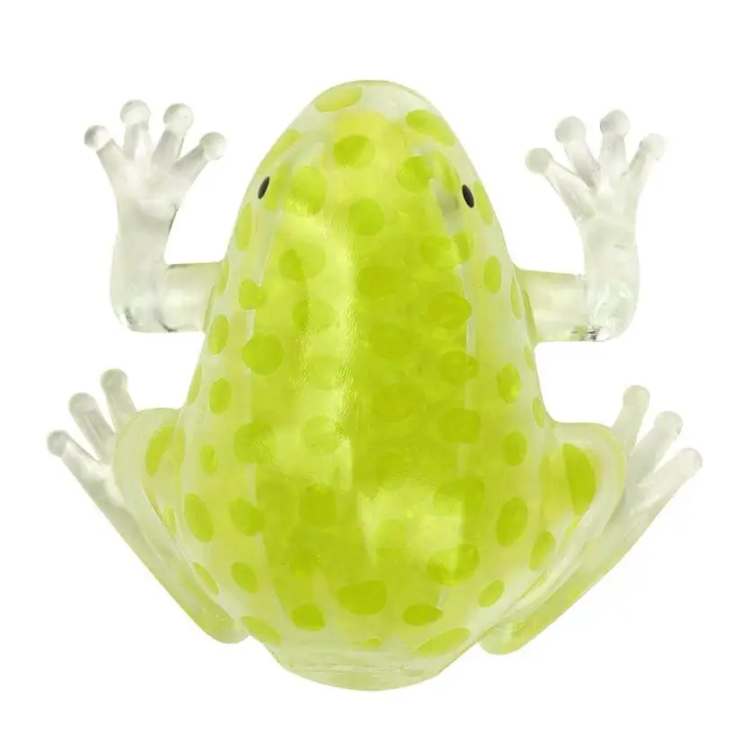 Новинка 8 см шарик Stress Ball Sticky skuishy лягушки сжимающий медленно поднимающийся подарок Забавный Прекрасный и туте 5,2 - Цвет: Цвет: желтый