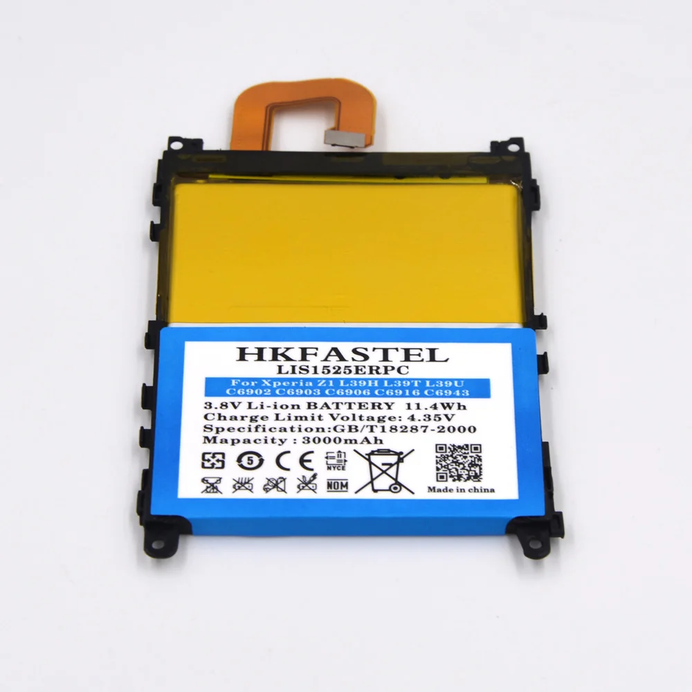 Hkfatel Новый LIS1525ERPC литий-ионный аккумулятор для мобильного телефона sony Xperia