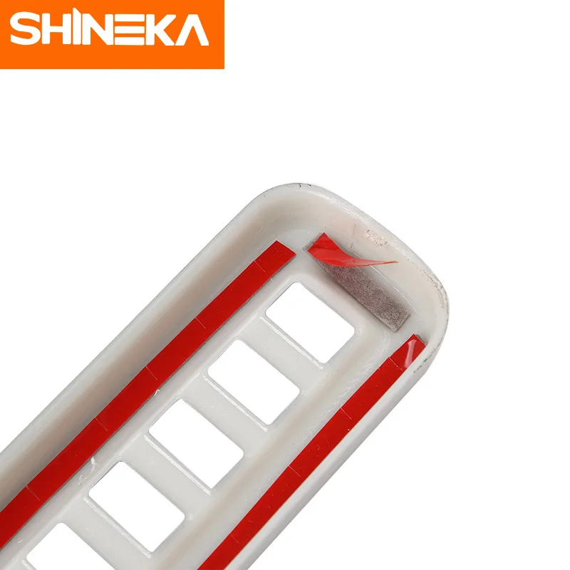 SHINEKA колпачки ламп ABS автомобильные дополнительные наклейки на стоп сигналы