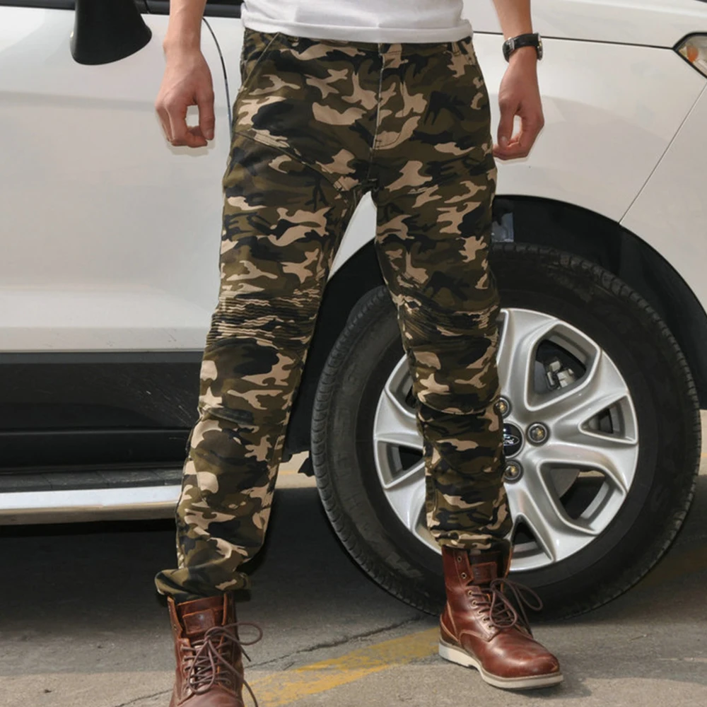 2018 новые мотоциклетные брюки мужские мото джинсы Защитное снаряжение для езды на