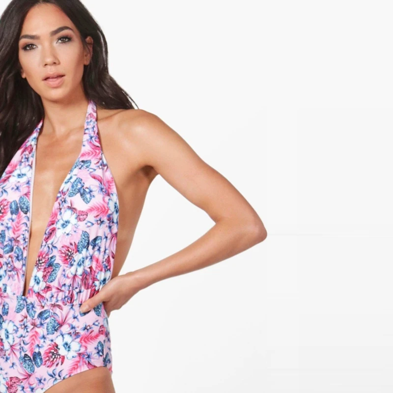 Hodoyo 2017 Новый Женщины Купальники Многоцветный Сексуальная Короткие Холтер