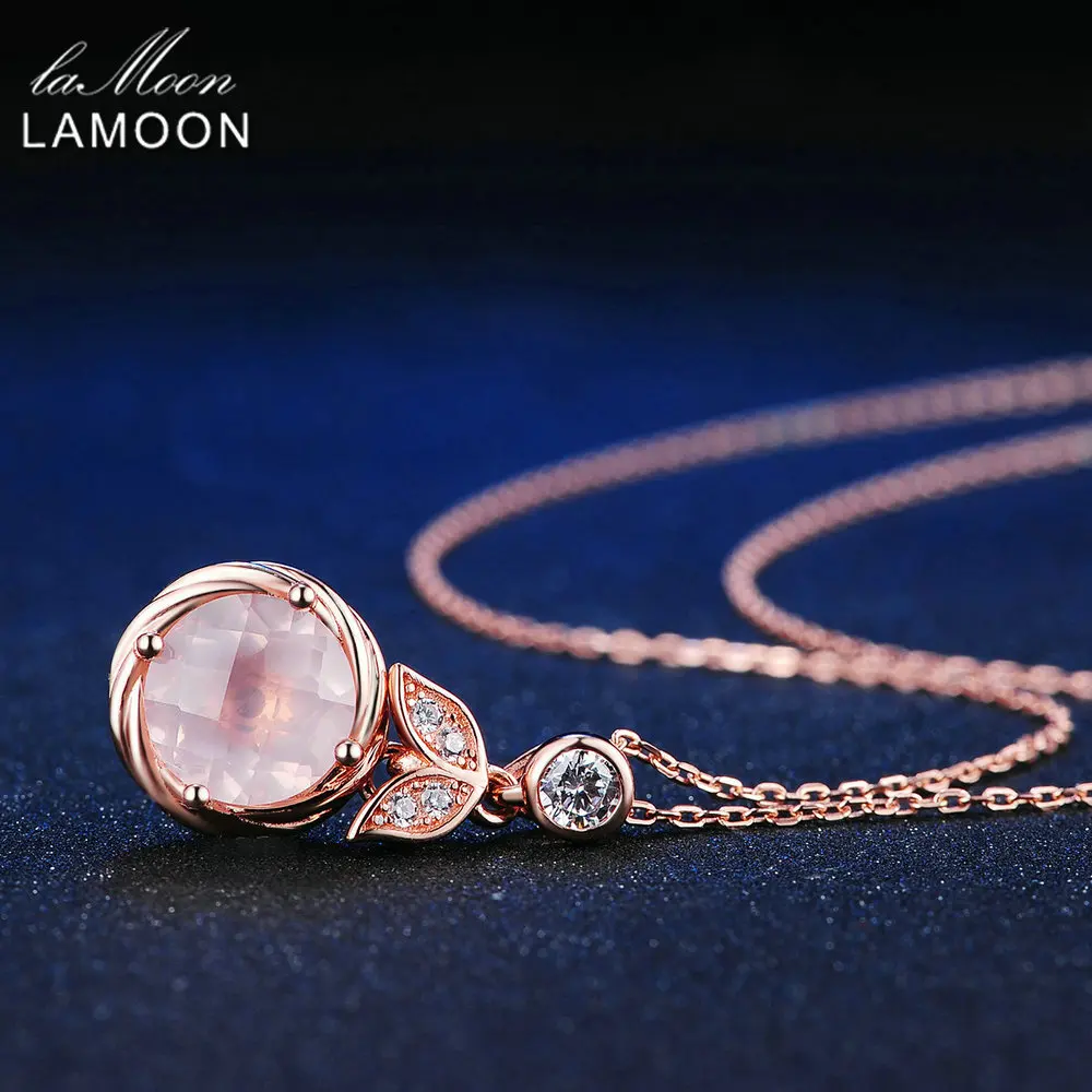 LAMOON Подвески Цепочки и ожерелья s 925 пробы Серебряные ювелирные изделия