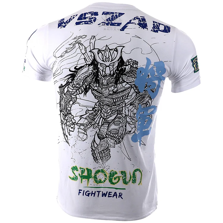 VSZAP бой тайский бокс Shogun короткий рукав Футболка общие ММА фитнес боевые