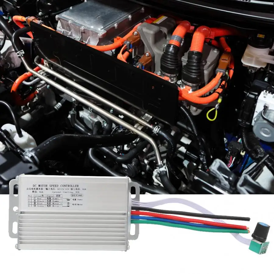 Регулятор скорости двигателя PWM DC Brush регулятор 12 ~ 60 в 40 А | Обустройство дома