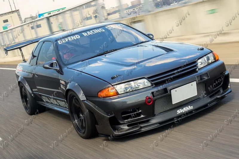 Автомобильные аксессуары из углеродного волокна GD Стиль передняя утка 2 шт.