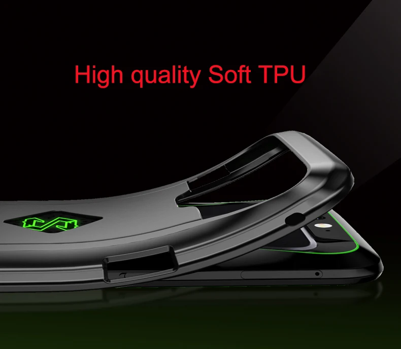 Xiaomi Black Shark Case RNX High quality TPU protection+Support external handle+cooling Fitted for black shark back cover |