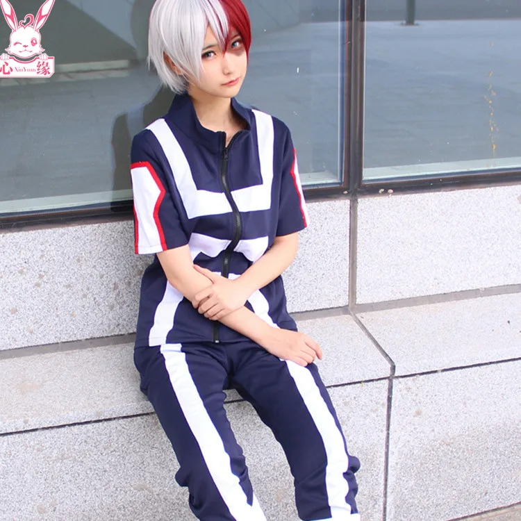 Костюм для косплея моя геройская Академия Bakugou Katsuki/Iida Tenya/Todoroki Shouto спортивная