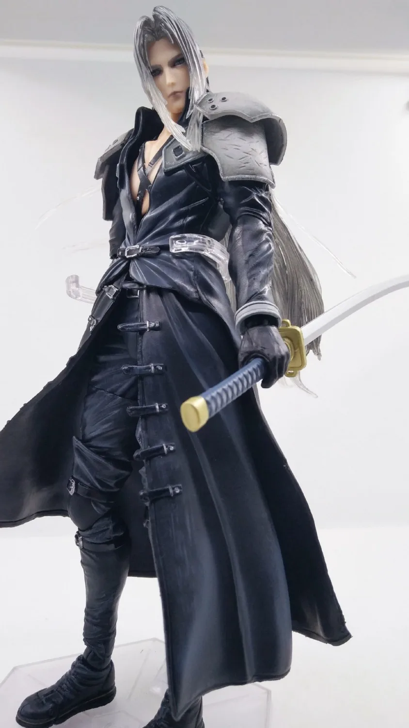 Play Arts Final Fantasy Fig VII Sephiroth PA Kai Cloud Strife 27 см ПВХ экшн фигурка куклы игрушки|Игровые