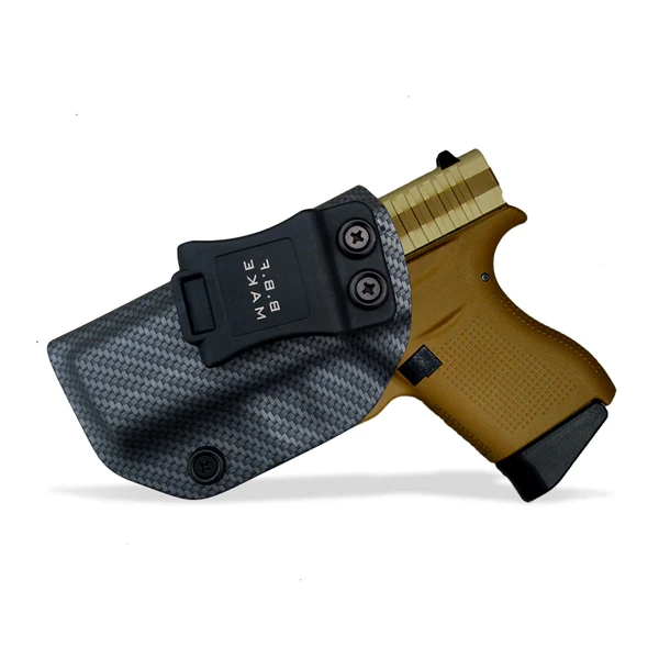 Glock43 Left IWB/OWB тактическая кобура из углеродного волокна KYDEX пистолет Glock 19 17 25 26 27 28 43 22 23 31 32 33 внутри скрытый чехол для пистолета - Цвет: Glock43 Left