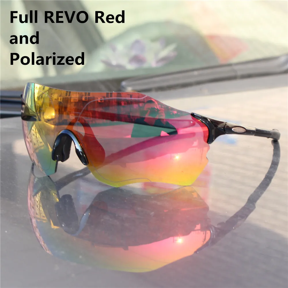 16 polarized lens Evzero полноцветные линзы поляризованные TR90 спортивные очки мужские MTB горная дорога велосипедные очки солнцезащитные очки для бега рыбалки - Цвет: 16 polarized lens