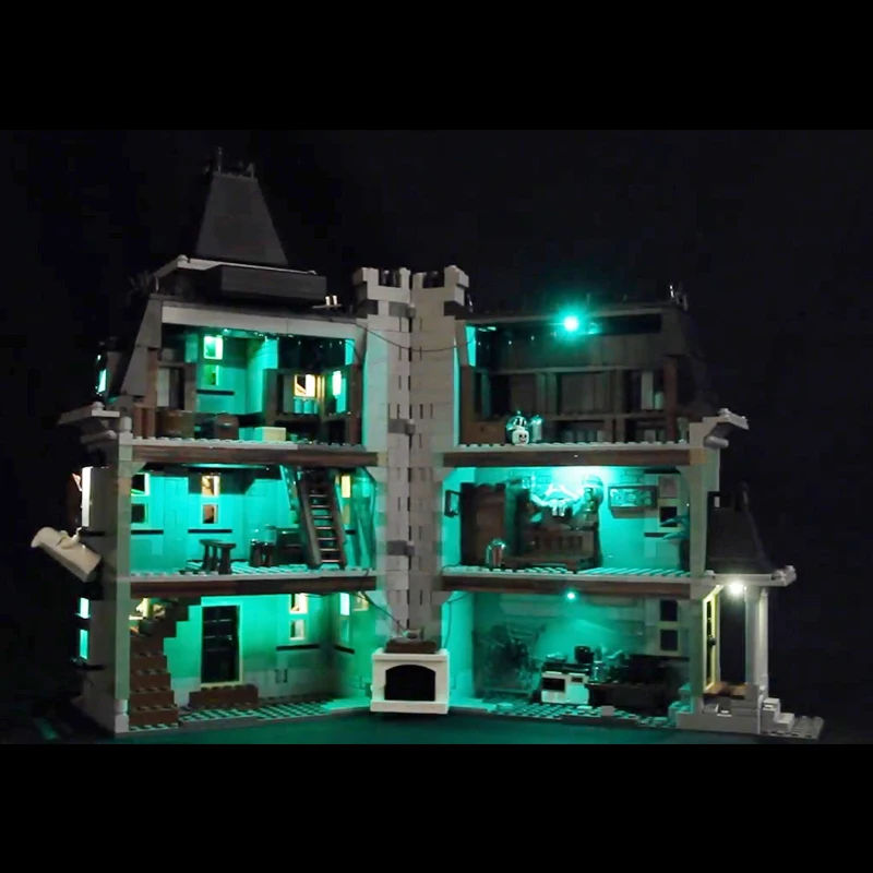Светодиодный светильник для Lego 10228 монстр истребитель дом с привидениями