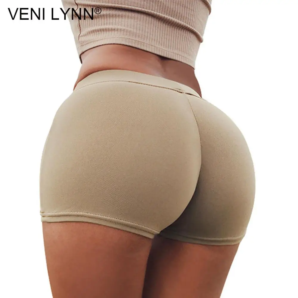 VENI LYNN, 10 цветов, хлопковые шорты для подтяжки ягодиц, облегающие, дышащие, персиковые, сексуальные, женские, защитные штаны - Цвет: Хаки