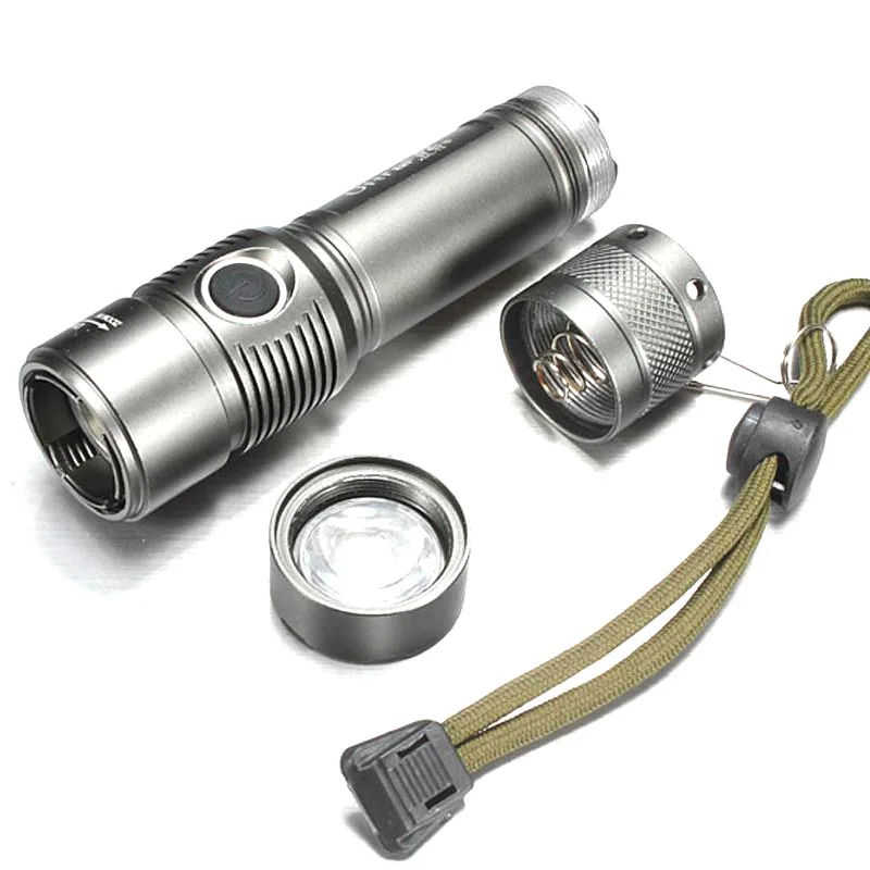 UltraFire 2000Lm CREE XML T6 светодиодный масштабируемый фонарь 18650 AAA linterna a lampara de luz фонарь с алюминиевым бликом фонарик для охоты