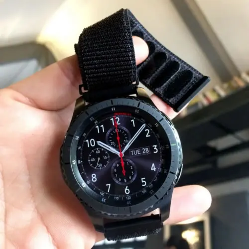 Ремешок нейлоновый для Samsung Gear S3 Classic Frontier спортивный браслет с тканевой петлей