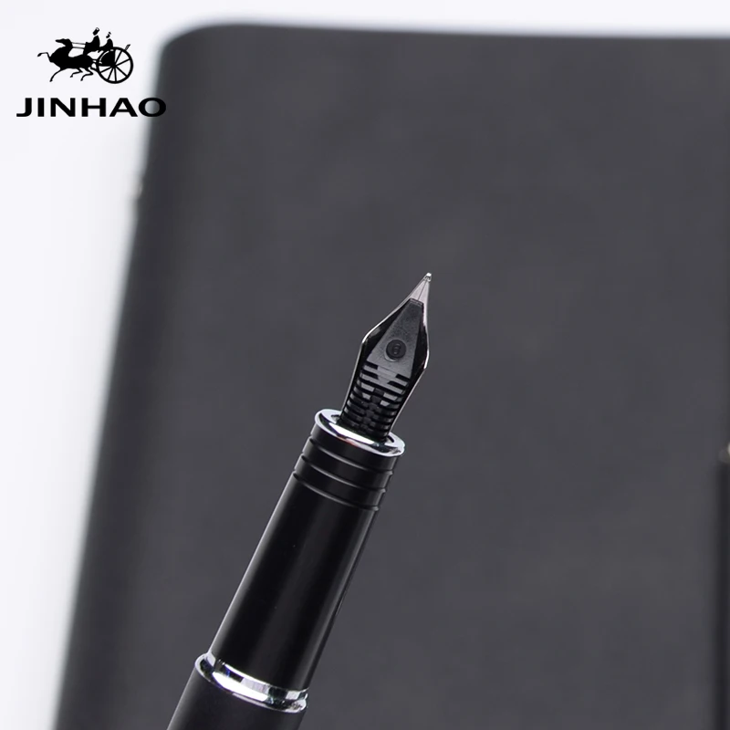 Роскошная перьевая ручка Jinhao матовая средняя чернильная авторучки высокого