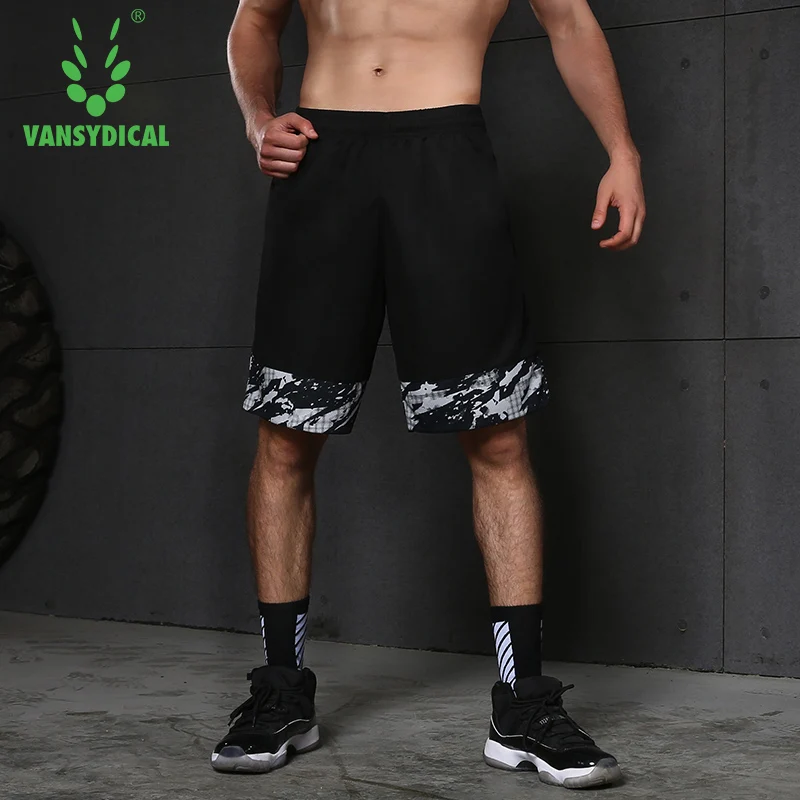 Vansydical спортивные мужские шорты для занятия баскетболом бега дышащие