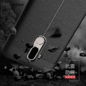 wolfrule huawei mate 9 case mate9 cover shockproof luxury leather soft tpu case for huawei mate 9 case huawei mate9 phone shell free global shipping