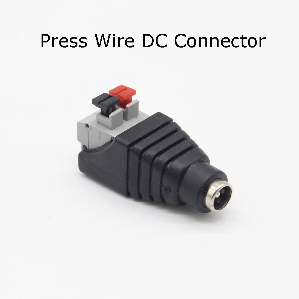 Press DC Connector DC 12 V источник питания 1A 2A 3A 4A 5A 6A 8A 10A 15A светодиодный переключатель трансформатора переменного тока 110V 220V до 12 V Светодиодная лента адаптер питания - Цвет: Press DC Connector