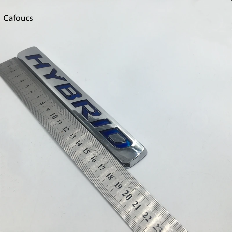 

Universal car accessories 3d sticker hybrid emblem rear trunk tail logo decals for hyundai for honda for ford for toyota