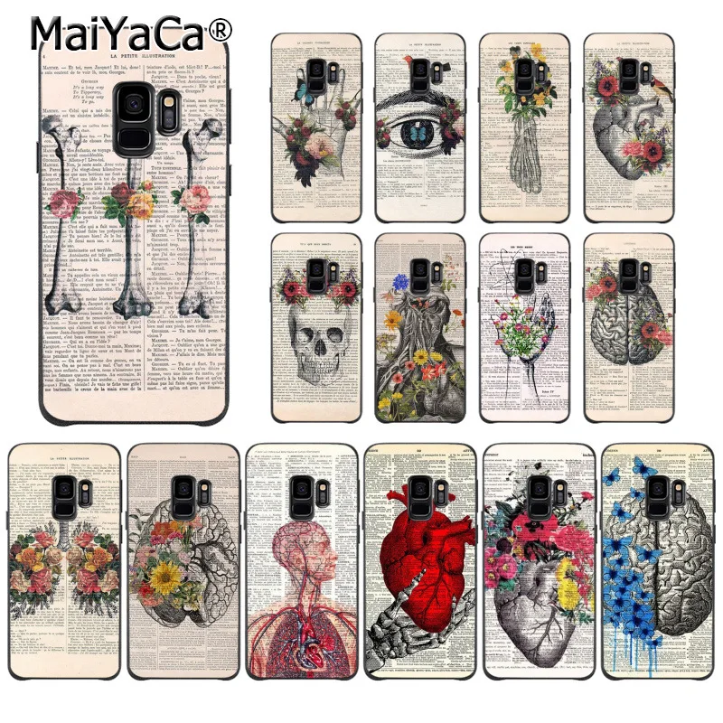 Мягкий чехол MaiYaCa из ТПУ с рисунком органа газеты для Samsung S9 plus S5 S6 S6edge S6plus S7 S7edge S8