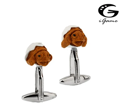 

iGame Tortoise Cuff Links Quality Brass Material Unique Tortoise Egg Design Free Shipping