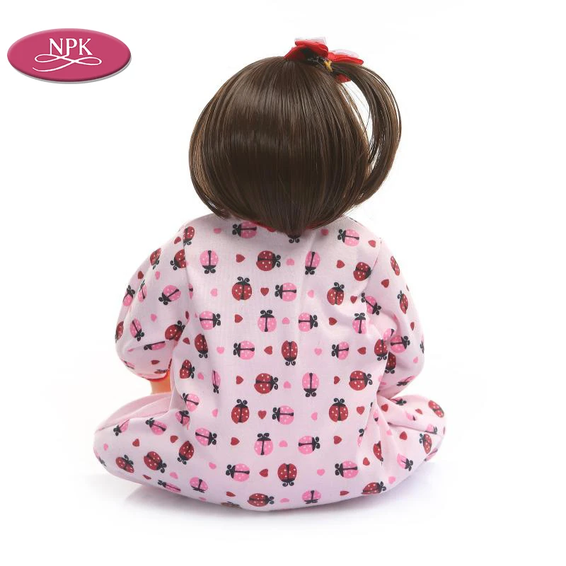 NPK Реалистичная девочка Reborn Baby Doll игрушка для ванны полностью силиконовая