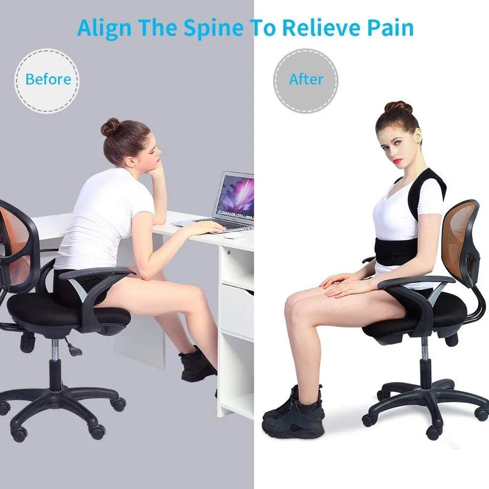 AO FEI TE New Spine Posture Corrector Protection Back Shoulder Correction Band Humpback Pain Relief Brace | Красота и здоровье