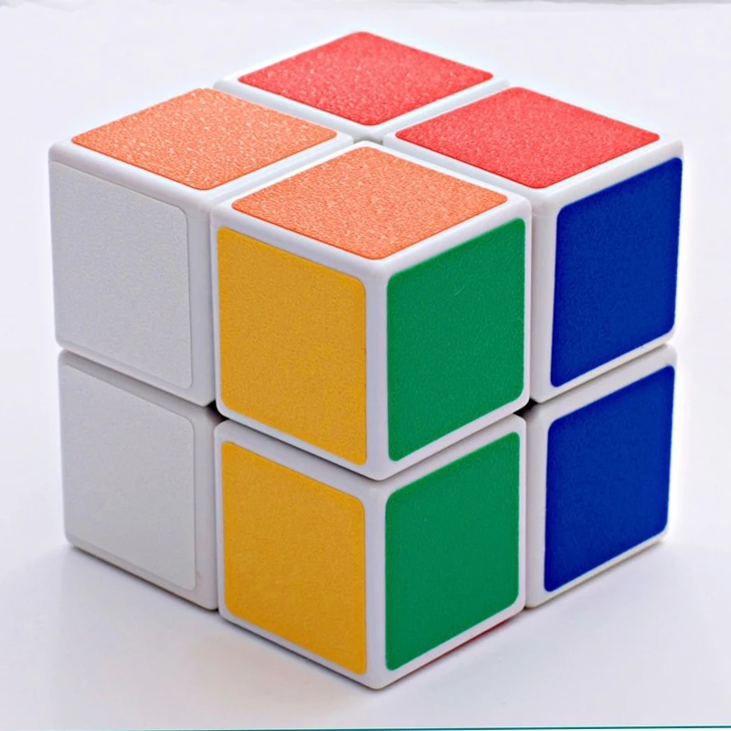 Oyuncak Qiyi Волшебные кубики 2x2 куб Cubo Magico 50 мм Скорость карман Стикеры игра-головоломка, профессиональные обучающие игрушки для детей