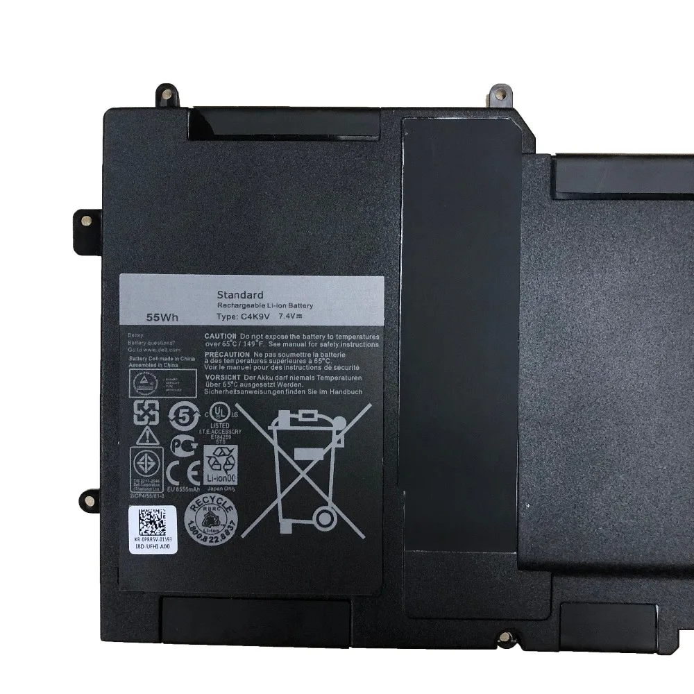 7 4 V 55wh C4K9V новый оригинальный ноутбук Батарея для Dell PKH18 XPS 12 13 9Q33 9333 L221x 13-L322X 12D-1708 |