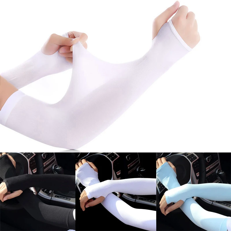 1 пара солнцезащитных нарукавников с защитой от УФ лучей Воздухопроницаемые