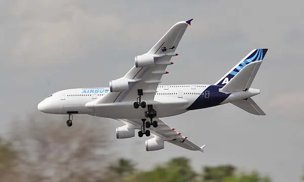 A380 Airbus RC игрушечный самолет с дистанционным управлением EPO фиксированное крыло с двойным воздуховодом, огромный самолет с воздушным судном