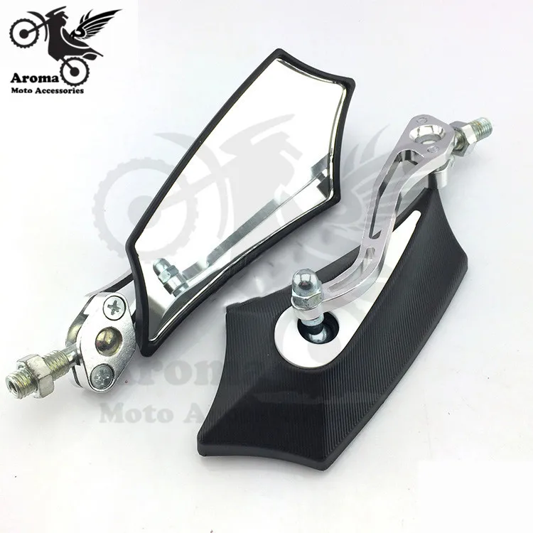 Продажа серебряного мотоцикла зеркало заднего вида для yamaha Новый универсальный