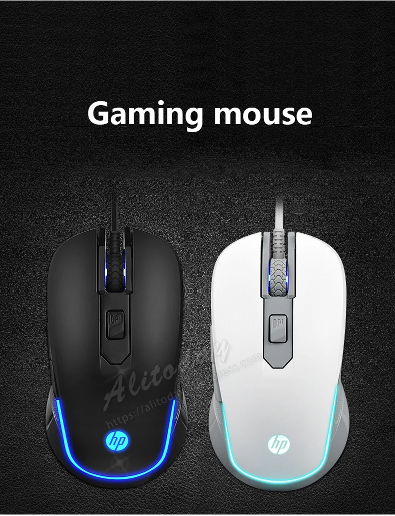 Hp GM200 механическая клавиатура Мышь Combo Синий/черный/красный/коричневый переключатель Gaming Проводная клавиатура Мышь
