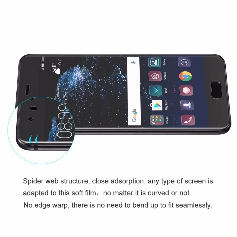 ENKAY для Huawei P10 Plus 0 1 мм TPU + TPE PET материал 3D полноэкранный взрывозащищенный мягкий