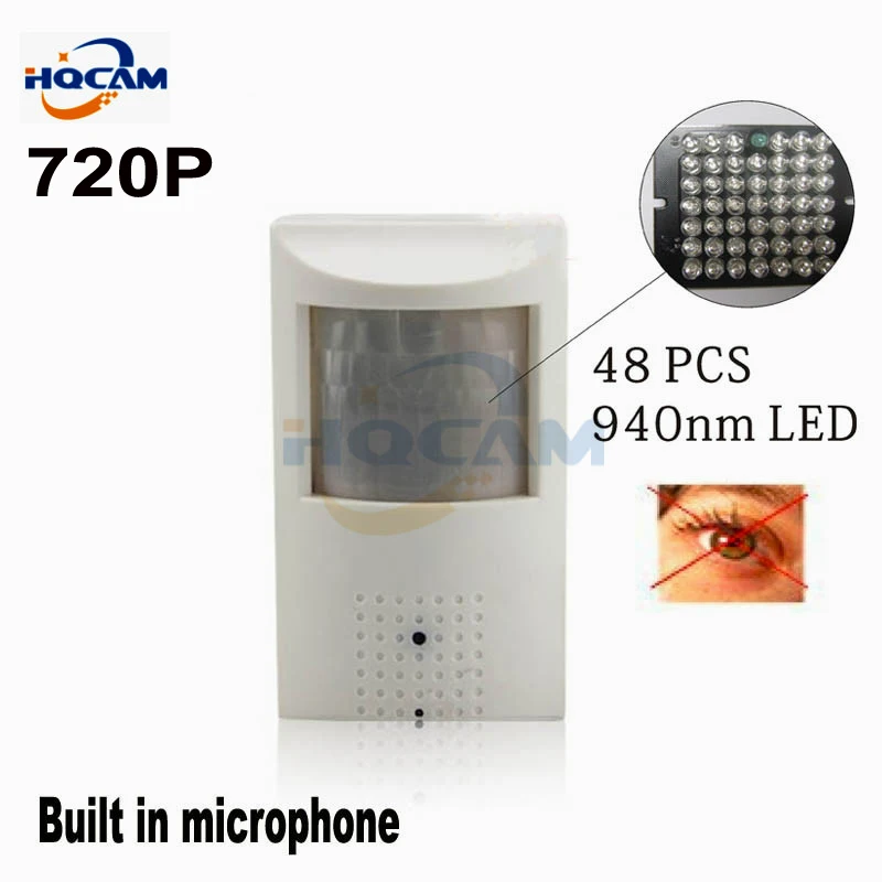 HQCAM HI3618C IR CUT 720P Мини Ip Камера PIR ночное видение 940nm Led Безопасность Pir Сетевая IP