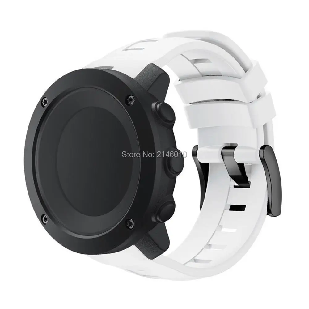 

Replacement Straps Silicone Watch Band Strap for Suunto Ambit3 Sport with Metal Buckle