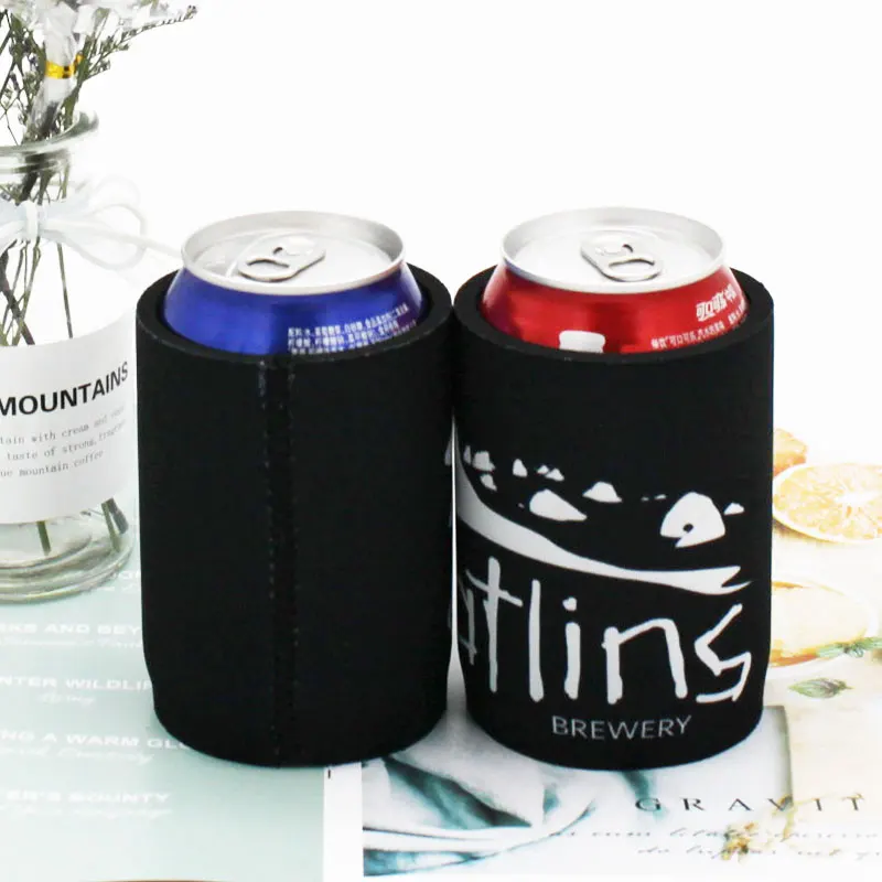 Custom Logo 200pcs Thermal Bag Can Cooler Neoprene Stubby Holder Ice Cooler Box Lunch Cooler Bag Beer Can Cover