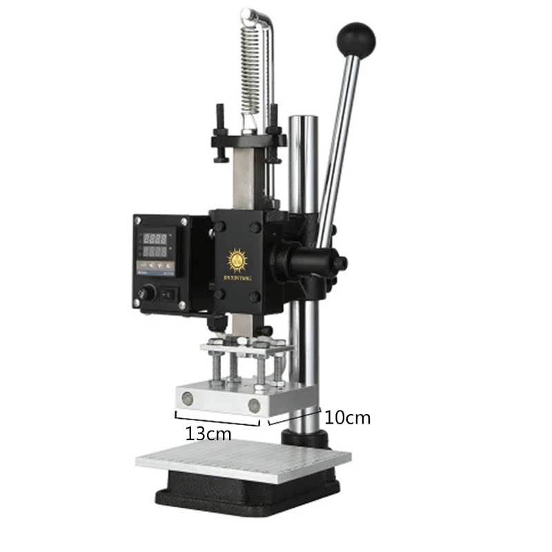8x10 Multi-function digital display hot stamping machine, printing machine wallet pressure label branding machine - Цвет: 8x10