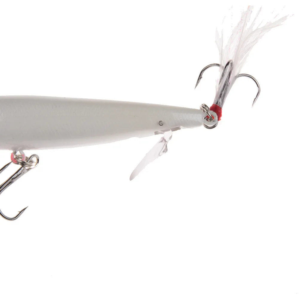 Высококачественная рыболовная приманка в виде гольяна 5 цветов 9 см 13 4 г крючки