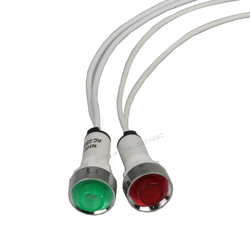 Сигнальная лампа 10 мм 24 в пост. Тока 220 В перем. Тока|indicator light|signal lamplight pilot |