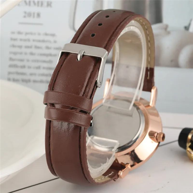 YISUYA Quartz Mens Watch CIA Logo Dial Leather Band Wristwatch Male Clock Watches 2 Colors Fashion Gifts horloges mannen