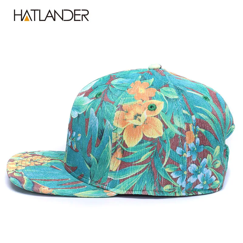 HATLANDER модные бейсболки с цветочным принтом для женщин Повседневная Бейсболка 6