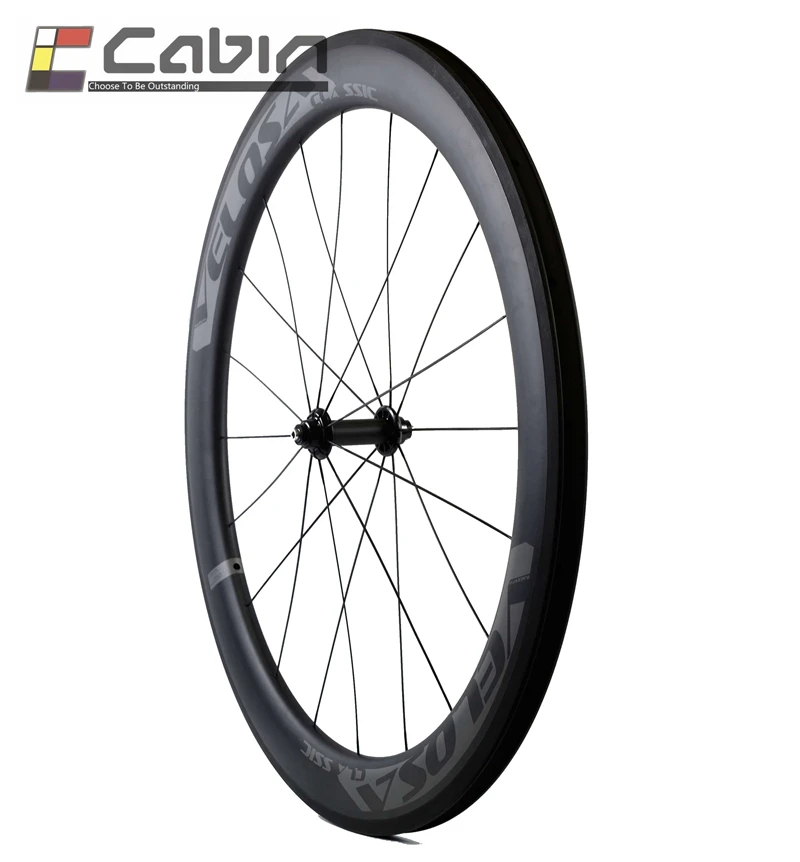 Velosa super sprint 60 bike carbon front wheel 700C 60mm clincher/tubular road ONLY |