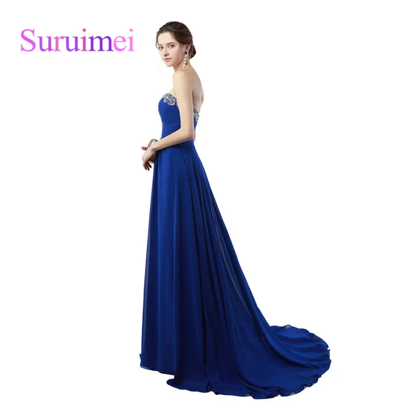 Реальный образец Быстрая доставка Дешевые Длинные Выпускные Платья Vestidos De Noiva