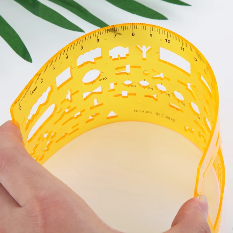 K смолы круги геометрический дизайн шаблонная линейка трафарет для рисования