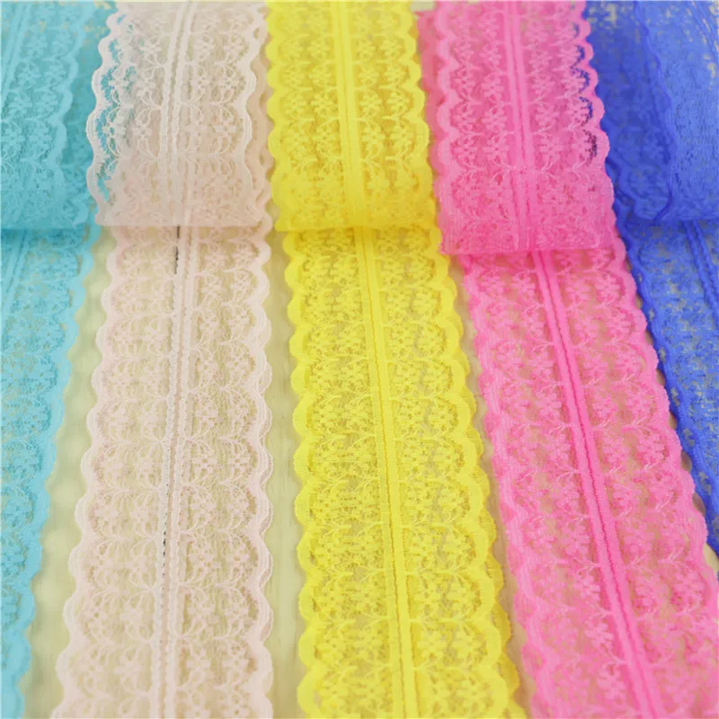 45 мм слоновая кость белый черный мятный зеленый хлопковая кружевная лента