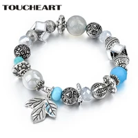 toucheart mens stainless steel bracelet bangles charms for women luxury brand jewelry making friendship bracelets sbr180014