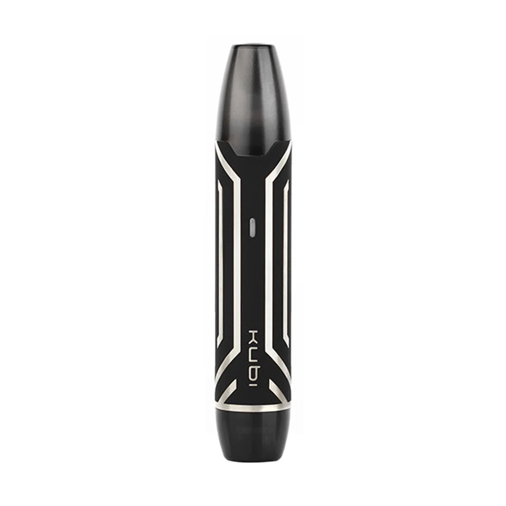 EngravedBlackSilver Стартовый комплект Hotcig Kubi Pod встроенный аккумулятор 550 мАч с емкостью 1,7 мл Pod и керамической катушкой Ом VS Minifit/VINCI X - Цвет: EngravedBlackSilver